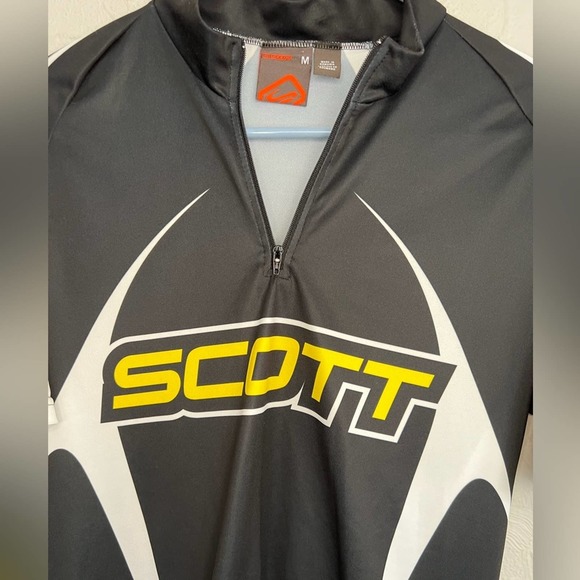 Vintage Scott Racing Cycling Jersey Biking Shirt Race Fit Coolmax Trikot SZ M - Picture 3 of 4